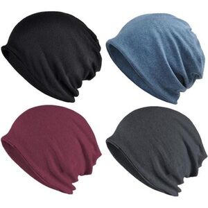 Cotton Slouchy Beanie Hip-Hop Soft Lightweight Running Beanie Adult Dwarf Cap